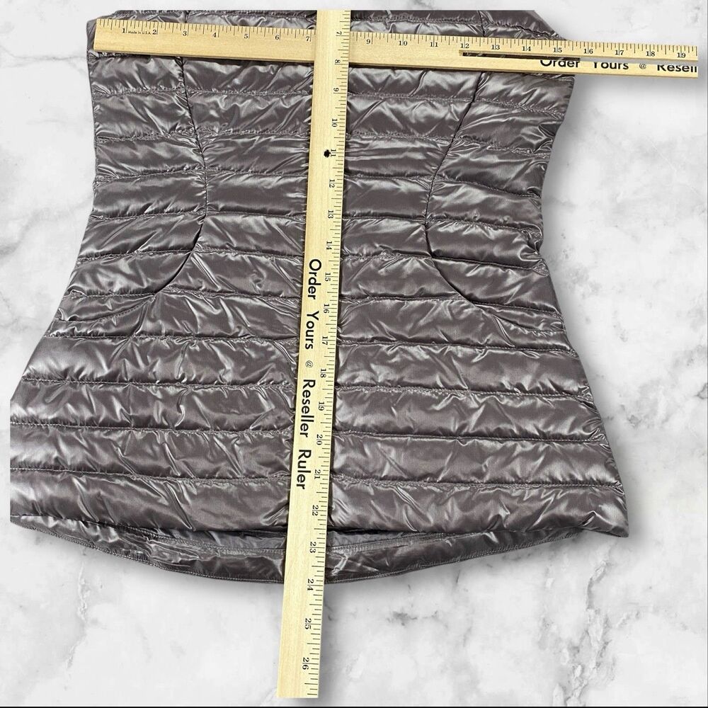 Lululemon Pack It Goose Down Vest Shine Lunar Rock Women's 2 NWT - Picture 5 of 16